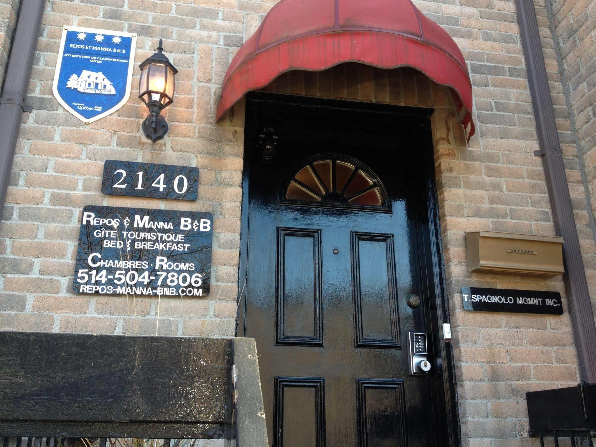 Repos & Manna Downtown Montreal Bed and Breakfast Eksteriør billede